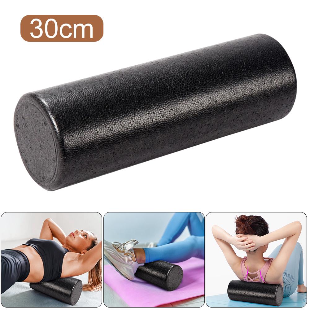 12inch Yoga Pilates Foam Roller Massage Roller Full Body Athletic Massage Tool Exercise Training Fitness for Back Stretching