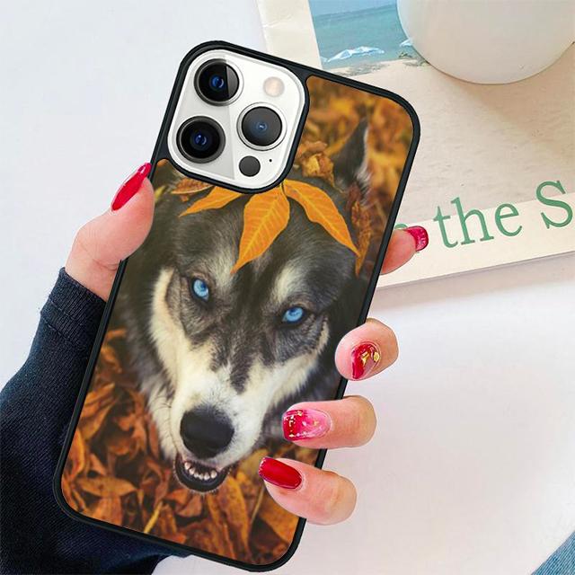 Siberian Husky Dog Coque Shell For iPhone 17 Air 15 16 14 13 12 Pro Max 11 Pro Max Plus Phone Case Cover