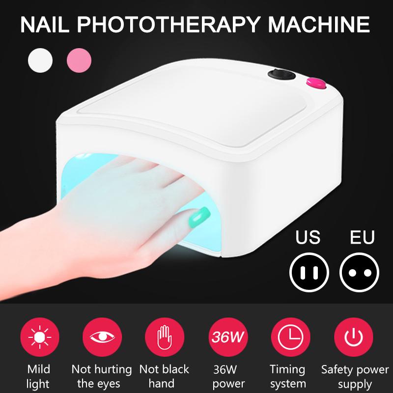 Buy UV Lamp Nail Polish Light Nail Dryer Gel Curing with Timer Manicure Dryer Nails Art Dryers