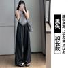 Yamamoto Pants Women's Spring and Summer New High-waisted Loose Drape Floor Pants Lazy Style Casual Straight Ice Silk Wide-leg Pants
