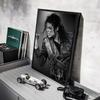 M-Michael J-Jackson Sänger Poster Aufkleber Gemälde Wandbild HD Wandaufkleber für Schlafzimmer Wohnzimmer Zuhause Selbstklebende Dekoration Geschenk