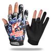 Fishing Gloves Breathable Three Fingers Elastic Summer Sunscreen Fishing Apparel Sports Anti-Slip Cycling Gloves
