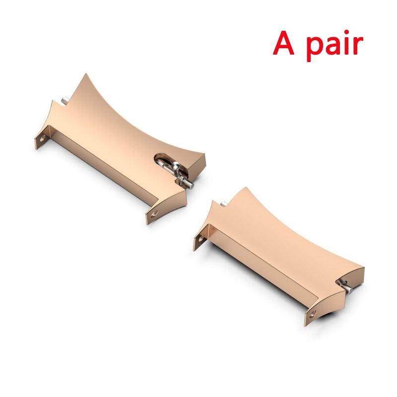 2pc Metal Connector For Samsung Galaxy Watch 7 5 4 40mm 44mm Stainless Steel Adapter Galaxy Watch 6 4 Classic 47mm No Gaps Case