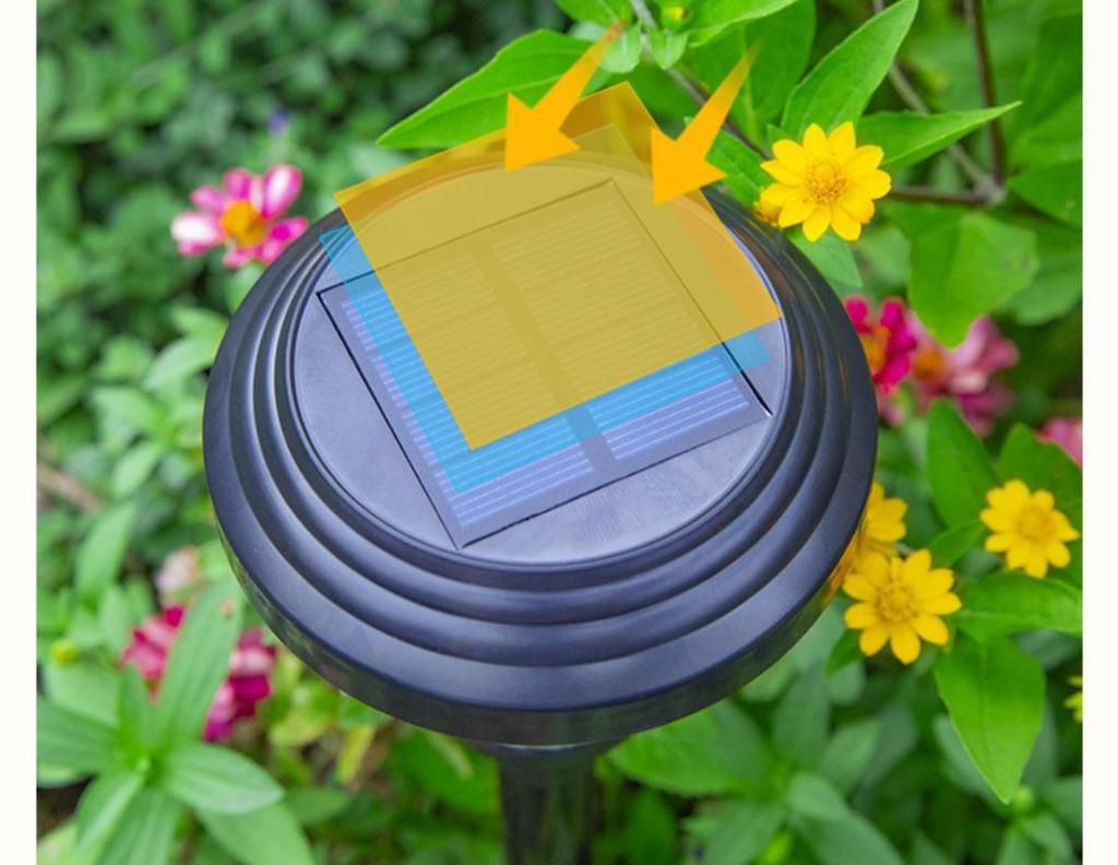 Solar Garden Decor Lights: Outdoor Courtyard Atmosphere Ground Plug Lighting for Yard and Lawn