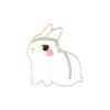 1 Pair Untamed Brooch Rabbit Clothes Pin Badge Jewelry Gift