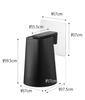 Yamazaki Jitsugyo Film Hook Magnetic Tumbler Black W7 x D7 x W7 x x when Tower Floating Storage Easy Installation 5488 Approx. H9.5cm (Tumbler)