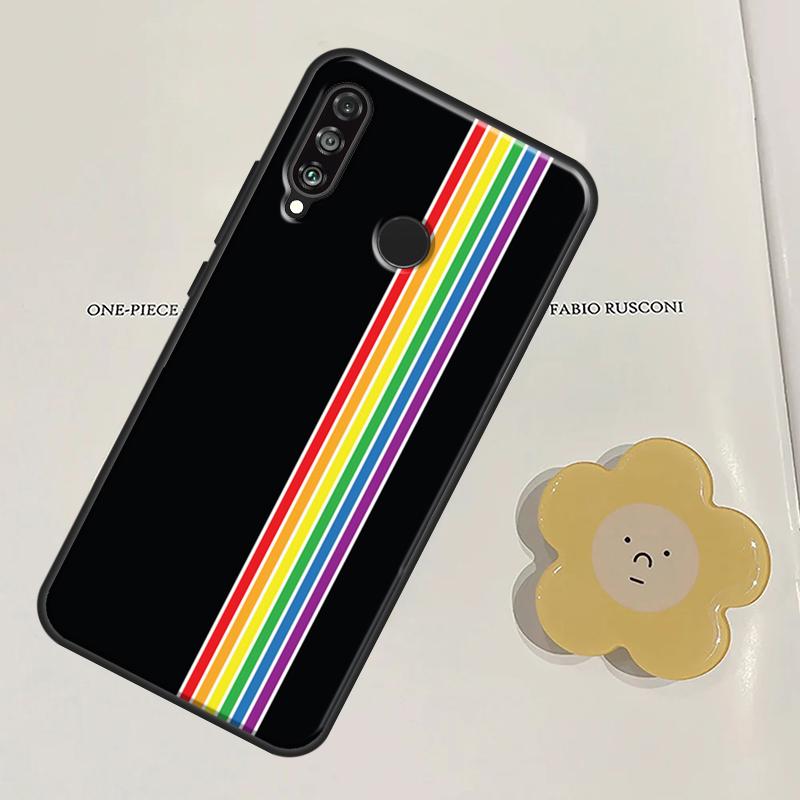 Gay Pride Flag For Huawei Nova Y60 Y70 Y90 Y61 Y91 3i 7i 8i 11i Nova 11 9 10 SE P20 P40 Lite P30 Pro Case