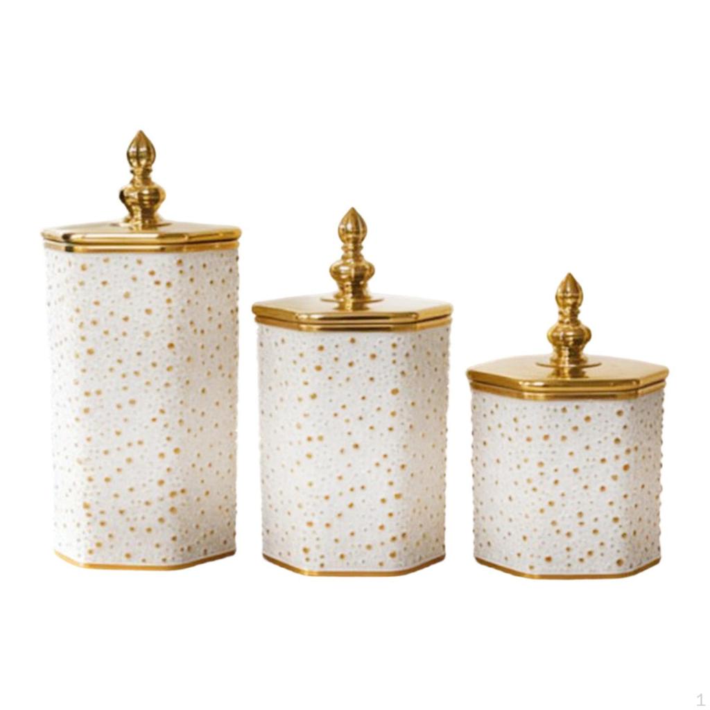 Set of Storage Jars with Lids, Airtight Containers, Versatile Kitchen Utensils, Made PP for
