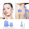 Silikon Vakuum Schröpfen Massage Gläser Anti Cellulite Massage Gesichts Saugnäpfe Gesicht Hals Lift Haut Schaben Guasha Anti Falten