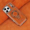 Magnetic Suction Leather Case for iPhone 17 Pro Max, 17 Air; Full Coverage, Drop-Proof Bracket.