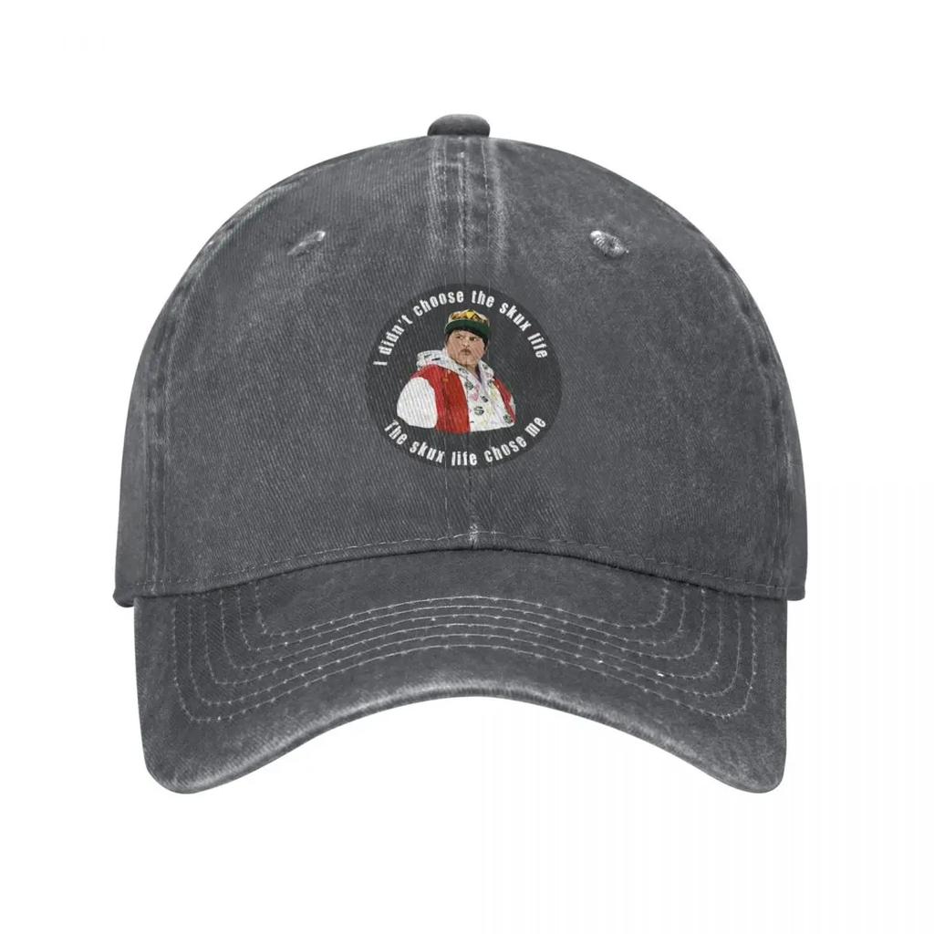 Skux Life Ricky Baker Hunt for the Wilderpeople ON BLACK Baseball Cap Dad Hat Party Hat Sun Hat For Children Unisexs Womens