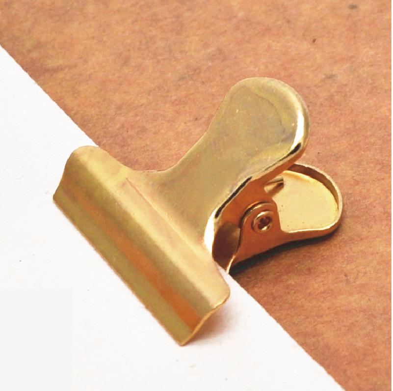 Rose Gold Retro Metal Small Clips for Planner and Journal