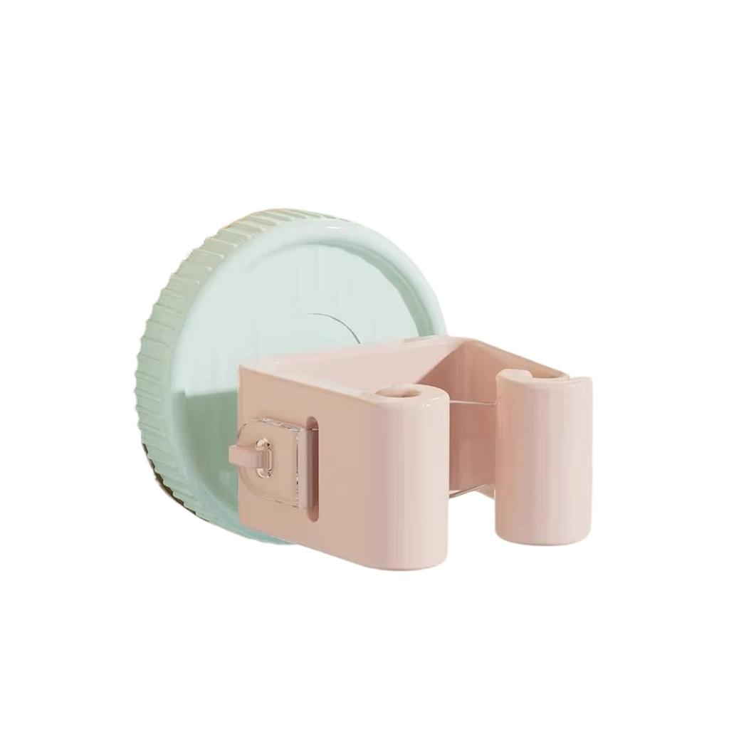 Suction Cup Mop Holder Wall Mounted Mop Rack No Drilling Bathroom Kitchen Storage Organizer Movable Mop Broom Holder