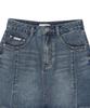 Wacky Willy Women'S Denim Mini Skirt Blue