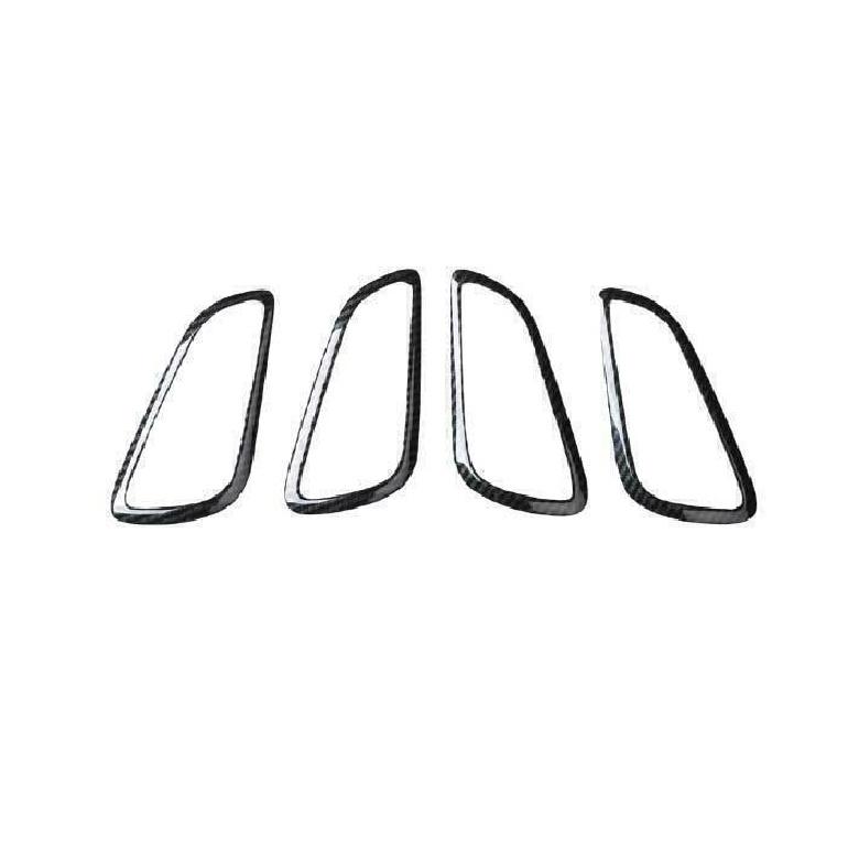 For Ford Focus ST RS 2012-2014 Carbon Fiber Inner Door Handle Lock Frame Trim