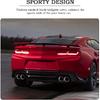 RT-TCZ Exalted 3rd Brake Light Cover Guard Trim Frame Bezels Decoration Accessories for Chevrolet Camaro 2016-2021(Black)