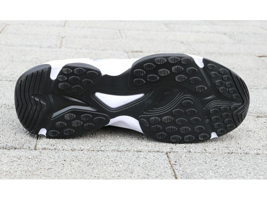 Men's Lightweight White Leather Waterproof Non-Slip Casual Work Sneakers for Autumn