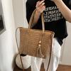 Large Capacity Handbag Women's New Beach Vacation Shoulder Tote Bag