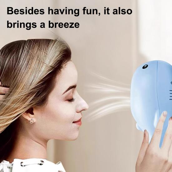 Electric Floating Ball Cat Toy Lightweight Portable Whale Shaped Rechargeable Easy To Use Electric Moving Ball Interactive Pet Toy