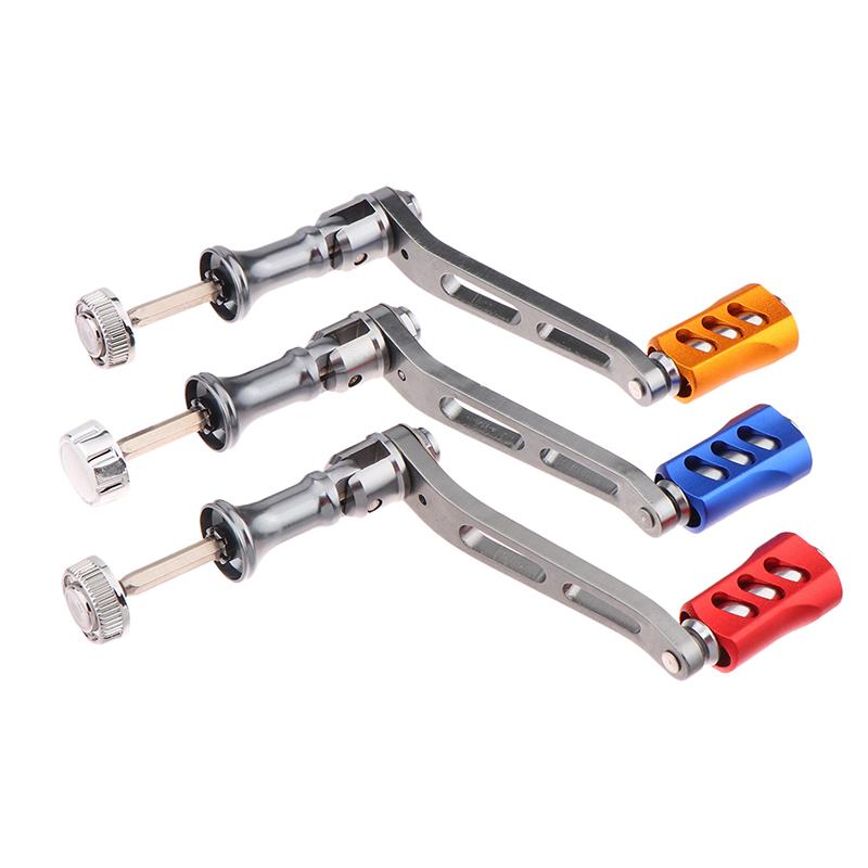 Fishing Reel Handle Grip Replacement Part Lightweight High Strength Aluminum Alloy Spinning Fishing Reel Metal Rocker