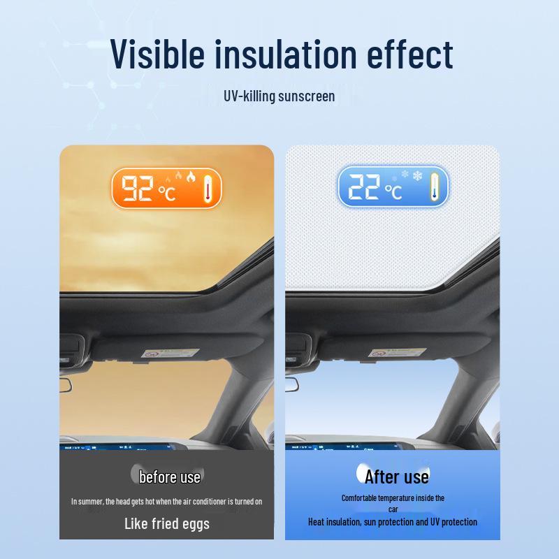 Ford Edge 2023 Sunroof Static Sunshade: Heat Insulation & Privacy Protection