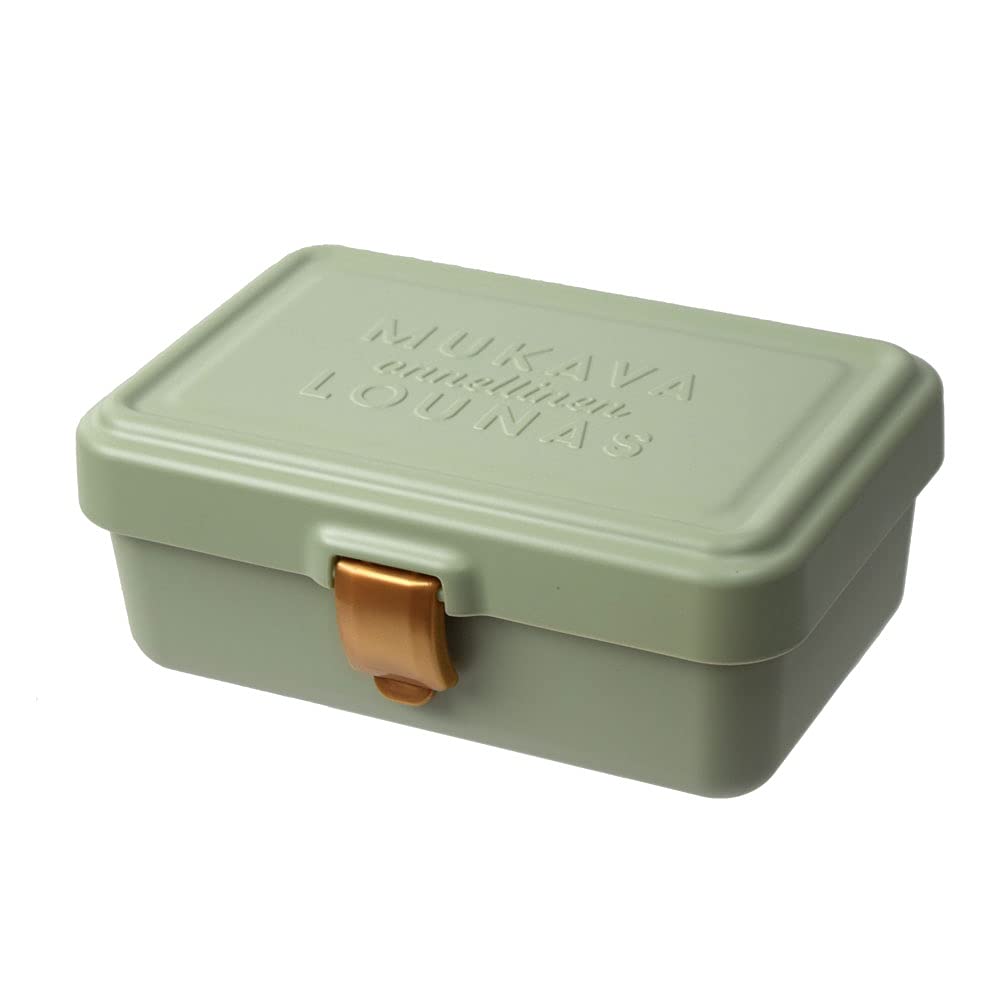 

Sabu Lasia Antibacterial Lever Open Lunch 1 Tier Green 590mL 331138