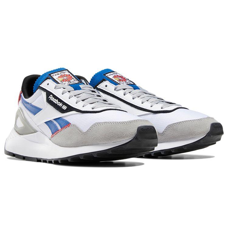 Keith Haring X Reebok Classic Leather Legacy AZ Dancing Figures Heel Print Unisex Sneakers White Footwear-White Pure-Grey-3 GZ1457