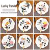 Leque de Mão Panda da Prosperidade Cultural Chinesa - Conjunto de 8 Peças