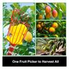 Leichtes Aluminium Ausziehbares Obstpflücker Werkzeug Mit Rutschfestem Griff Obstgarten Erntewerkzeug Für Heim- Und Landwirtschaftlichen Gebrauch