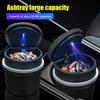Car Ashtray LED Light Ash Tray Container 2-in-1 Storage Cup Accessories Car Hub Cap For Mercedes Benz AMG W214 W205 W204 W206 W2