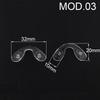 10pcs U Shape Silicone Conjoined Eyeglass Soft Nose Pads for Glasses Anti-Slip Insert Nose Pad