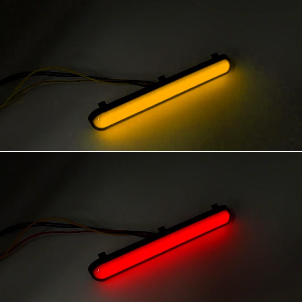 Auto LED Rücklicht 2 in 1 Bremslicht DRL Fahrlicht Lauflicht Blinker Rot Gelbes Licht Für LKW Anhänger Bus 12V-24V