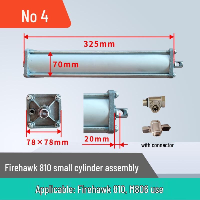 Fire Eagle Tire Changer Accessory Set: Large Disc, Small Cylinder, Turntable & Assist Arm