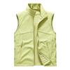 Autumn Outdoor Men's Casual Loose Large Size Vest Stand Collar Vest Pocket Vest Jacket Thin