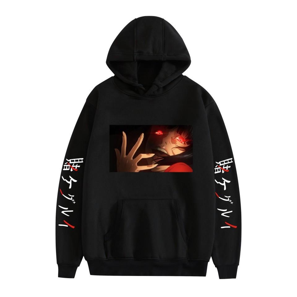 New Day Manga Cartoon Print Hooded Sweater