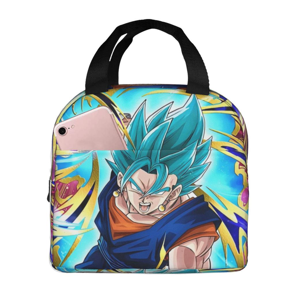 Lunch Bag, Full-Printed Picnic Bag For Primary And Secondary School Students, Cartoon Animation, Large-Capacity Thermal Insulation Lunch Box Bag