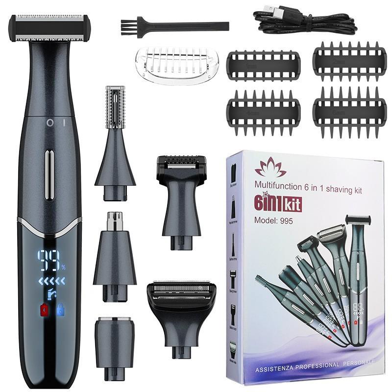 New Hair Clipper Ladies Shaving 7 in 1 Multifunctional Hair Removal Instrument Body Hair Removal Eyebrow Knife Private Shaving Knife
