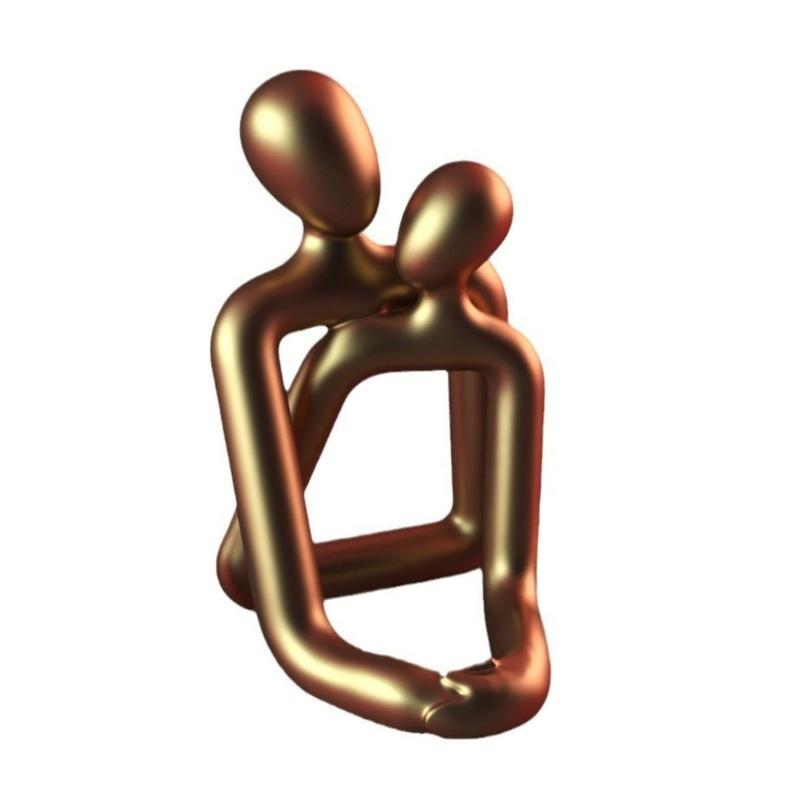 Love Sculpture Abstract Resin Sculpture Couple Sculpture Decorations Wedding Gift