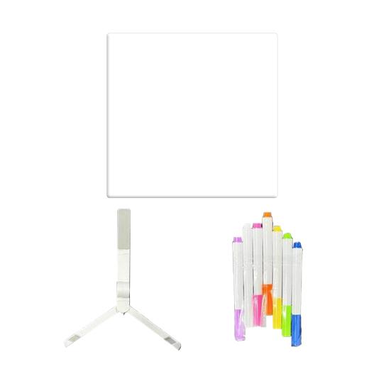 LED Note Board with Colors Light-Up Message Board Acrylic Dry Erase Board with Light Kids Adults Writing Drawing Board with Stand