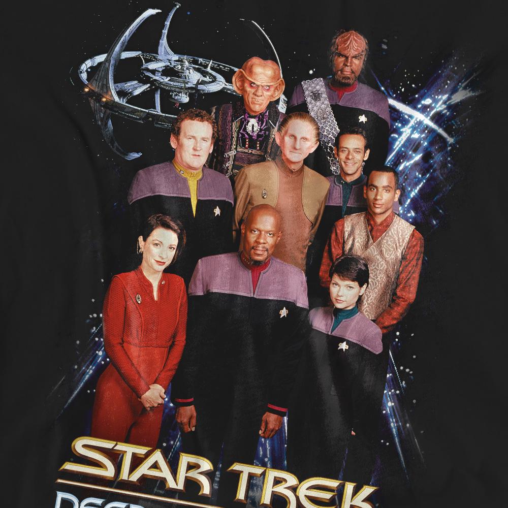 STAR TREK Unisex Adult DS9 Crew T-Shirt