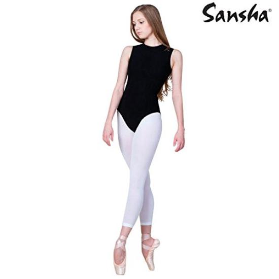 Sansha Ballet Footless T96 and Supportive Tights, Leggings, Stretchy, Durable,