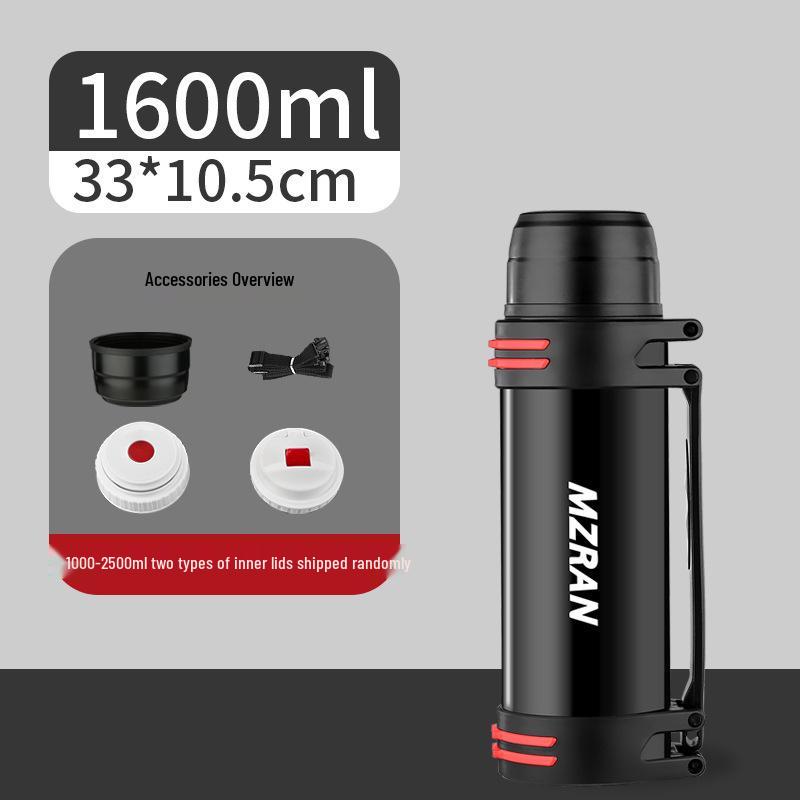 4L Stainless Steel Travel Thermos Mug for Men - Large Capacity Car Kettle Flask