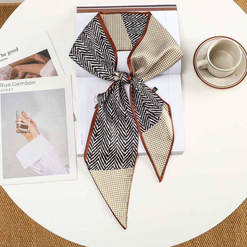 Trendy Silk-Like Ribbon Headband & Scarf: Multi-functional Hair Tie, Headscarf, Waistband - Hot Fashion Item