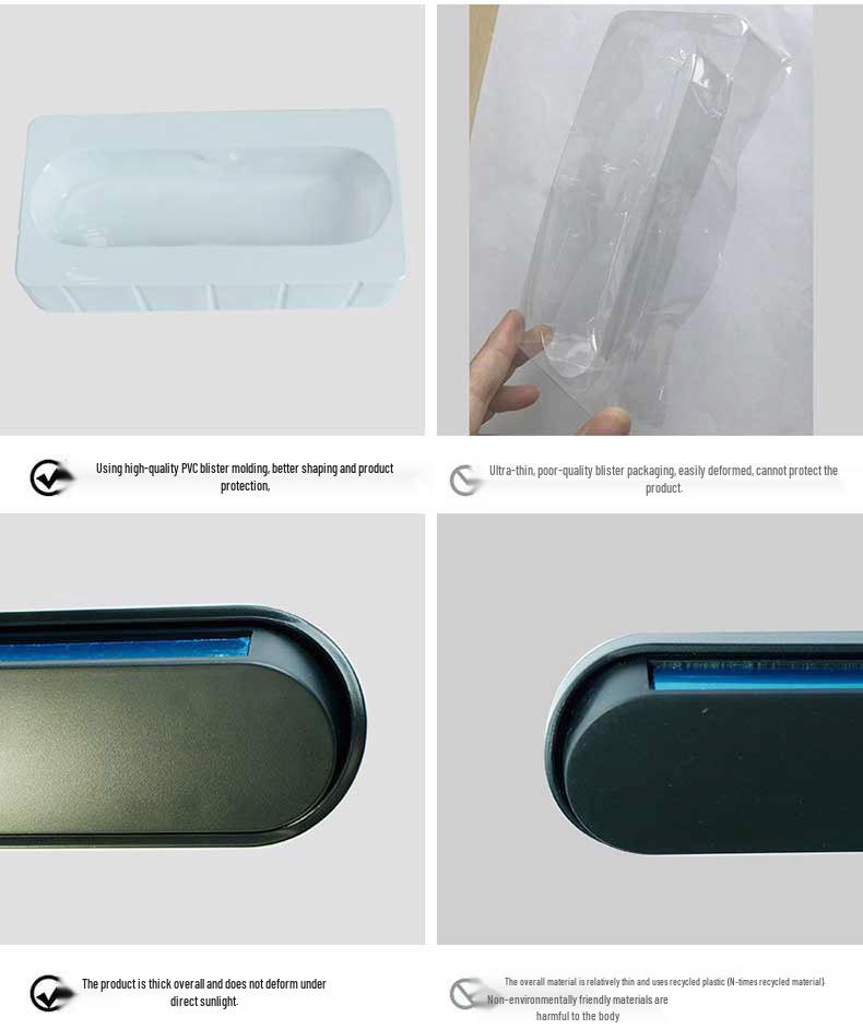 Hidden Press-Type Car Dashboard Phone Number Plate for Temporary Parking