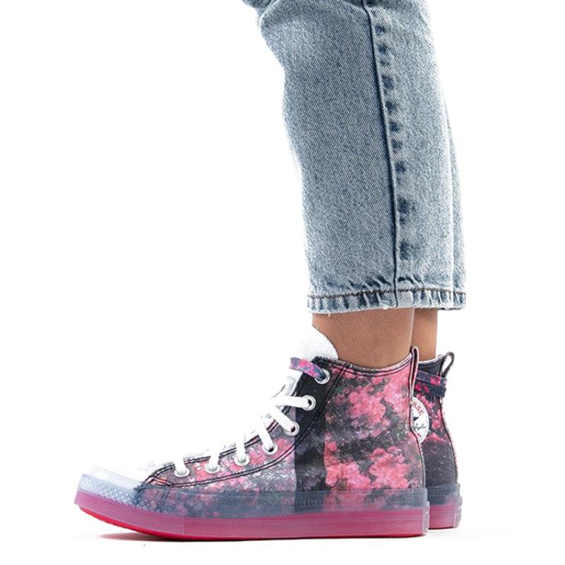 Shaniqwa Jarvis X Converse 1970s Floral High Top Espadrilles Unisex Black Pink