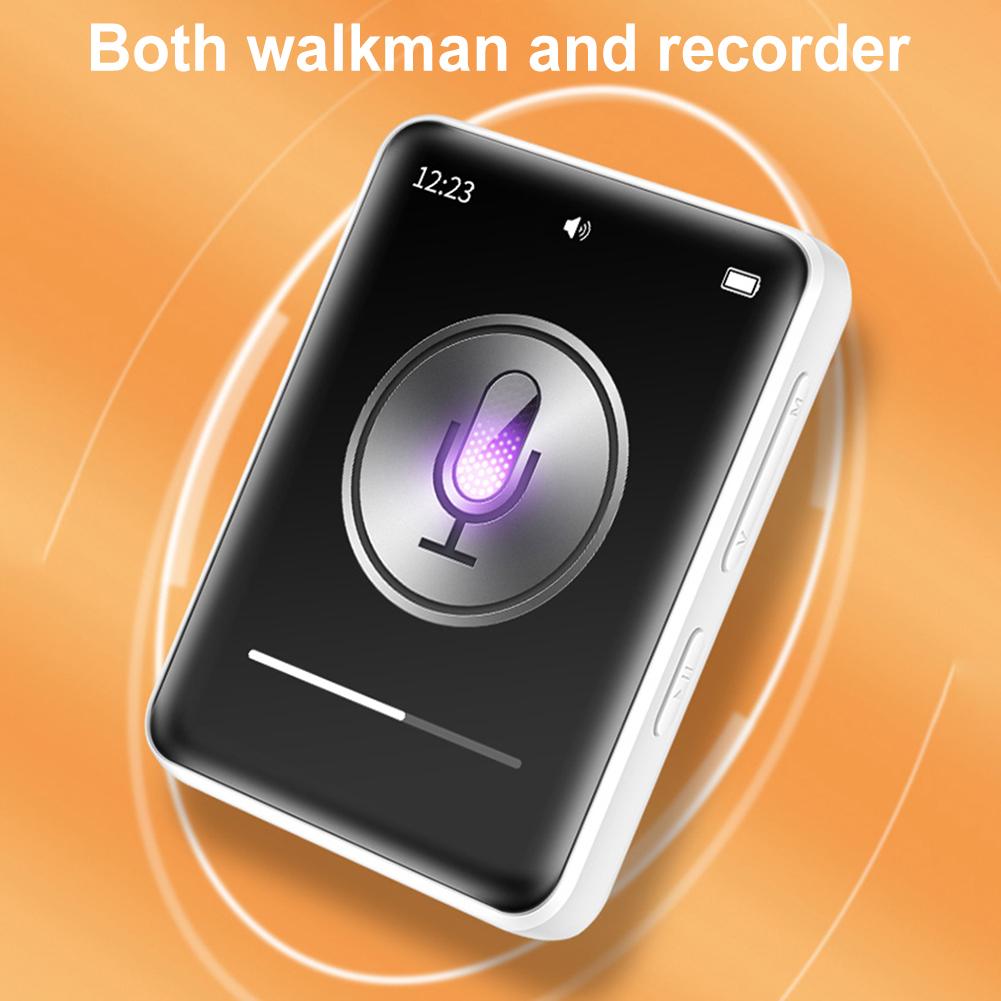 2025 New MP3 Player Bluetooth 5.2 MP4 Music Player 1.77-Inch Touch Screen Music Player with FM Radio Sports Walkman Up to 128 GB