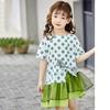 Candy Color Dot Print Dress Summer New Cotton Girl Dress