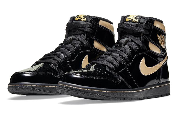 Air Jordan 1 Retro High Og 'Black Metallic Gold' 555088-032