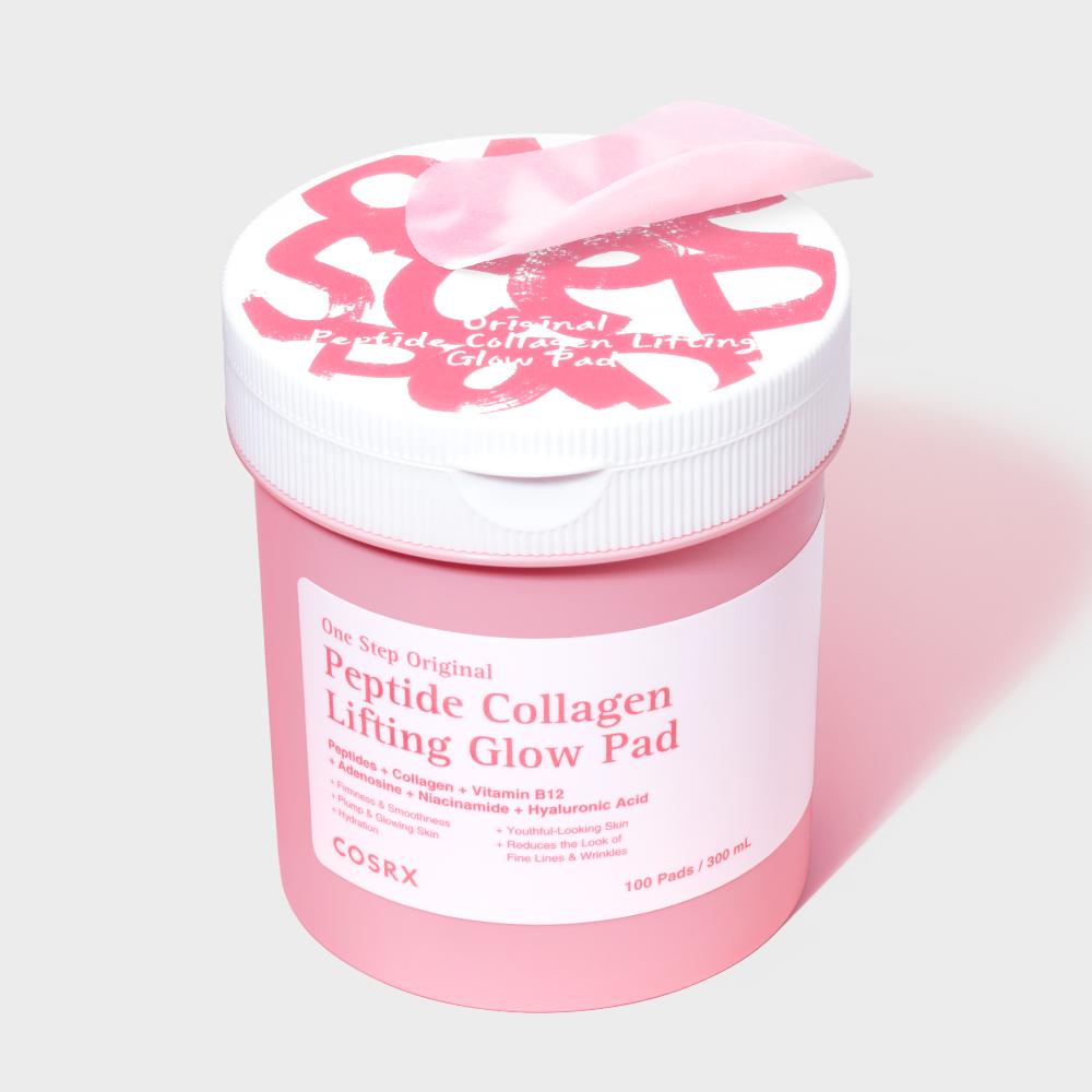 Ein-Schritt Original Peptid Kollagen Lifting Glow Pads 100 Stück