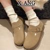 Leather All-inclusive Children's Spring and Summer New Soft-soled One-pedal Lazy Single Shoes Doudou